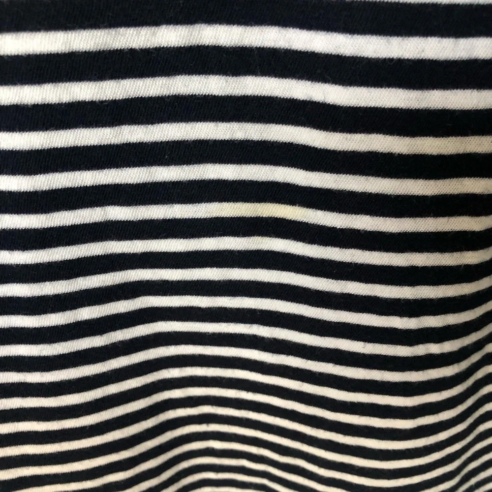 J Crew Navy & White Nautical Striped Racerback Tank Dress Size Small